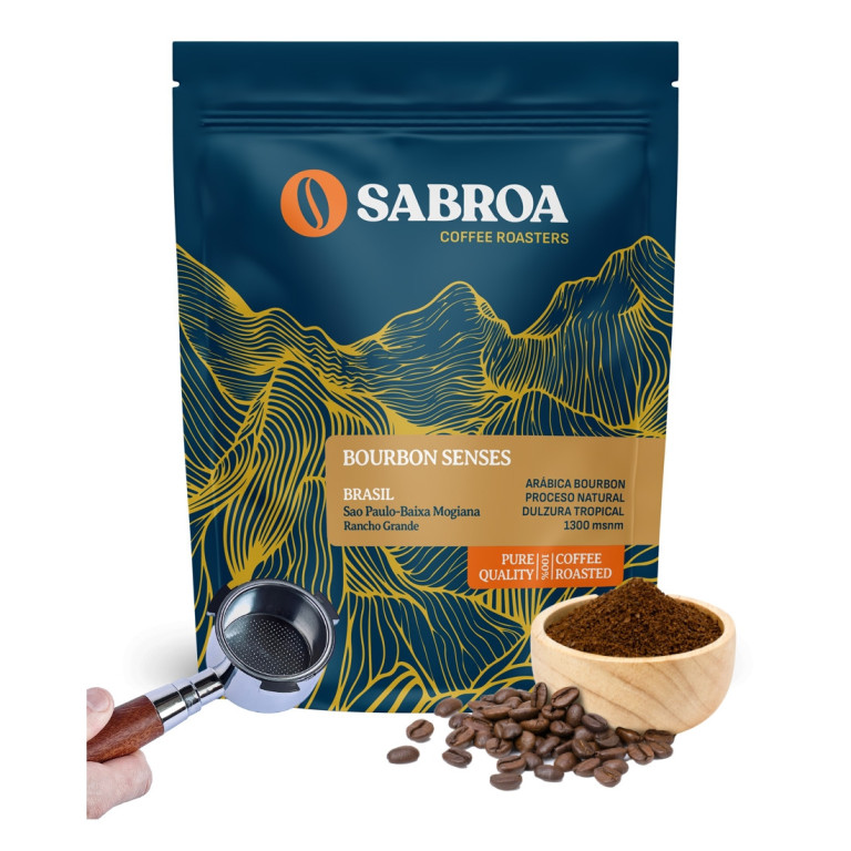Bourbon Sense Brasil Molido Espresso Filtro/Cesta sin Presurizar