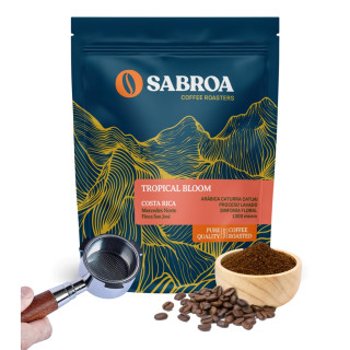 Tropical Bloom Costa Rica Molido Espresso Filtro Cesta sin Presurizar