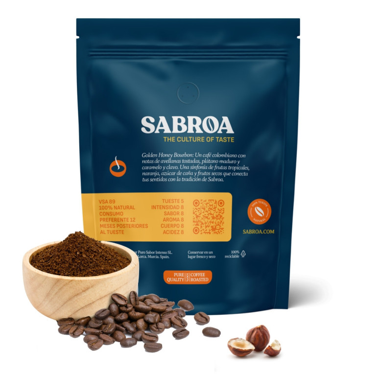 Golden Honey Colombia Molido Espresso Filtro Cesta sin Presurizar