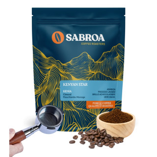 Kenyan Star Kenia Molido Espresso Filtro Cesta sin Presurizar
