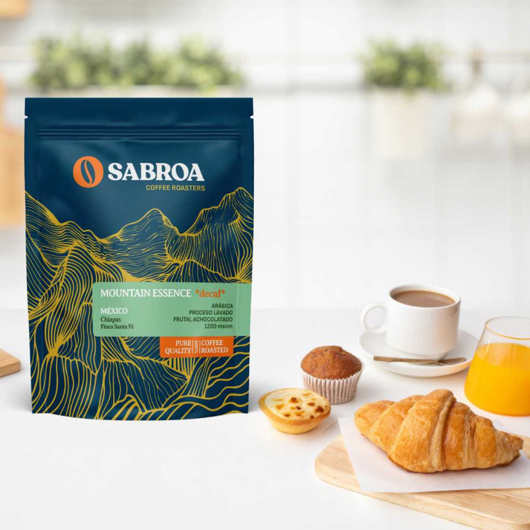 Mountain Essence Descafeinado México Molido Espresso Filtro Cesta sin Presurizar